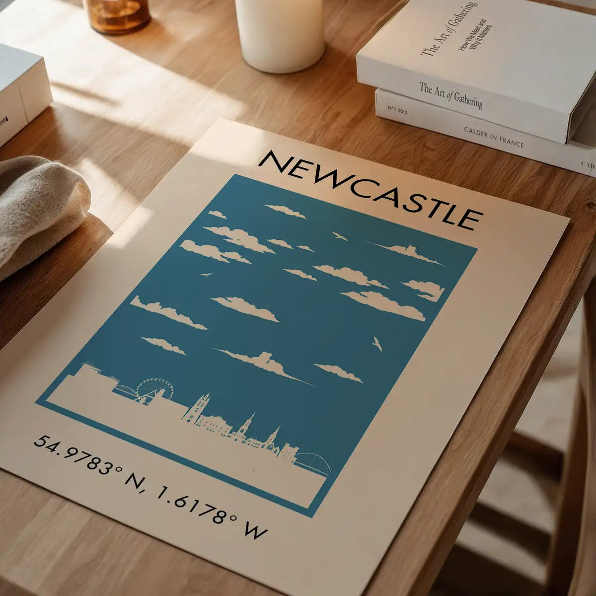 Newcastle Tourist Style Print