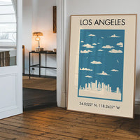 Los Angeles Tourist Style Print