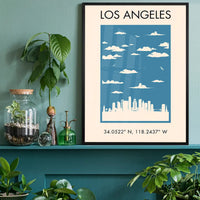 Los Angeles Tourist Style Print
