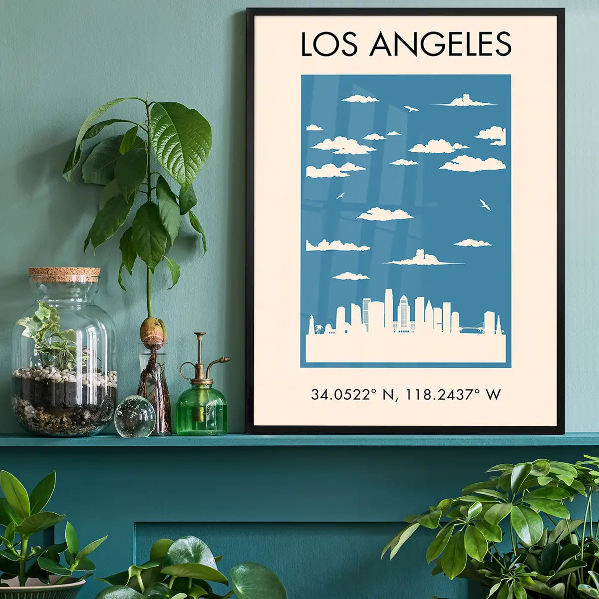 Los Angeles Tourist Style Print