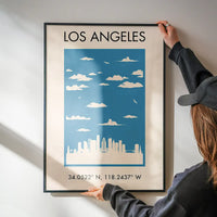 Los Angeles Tourist Style Print