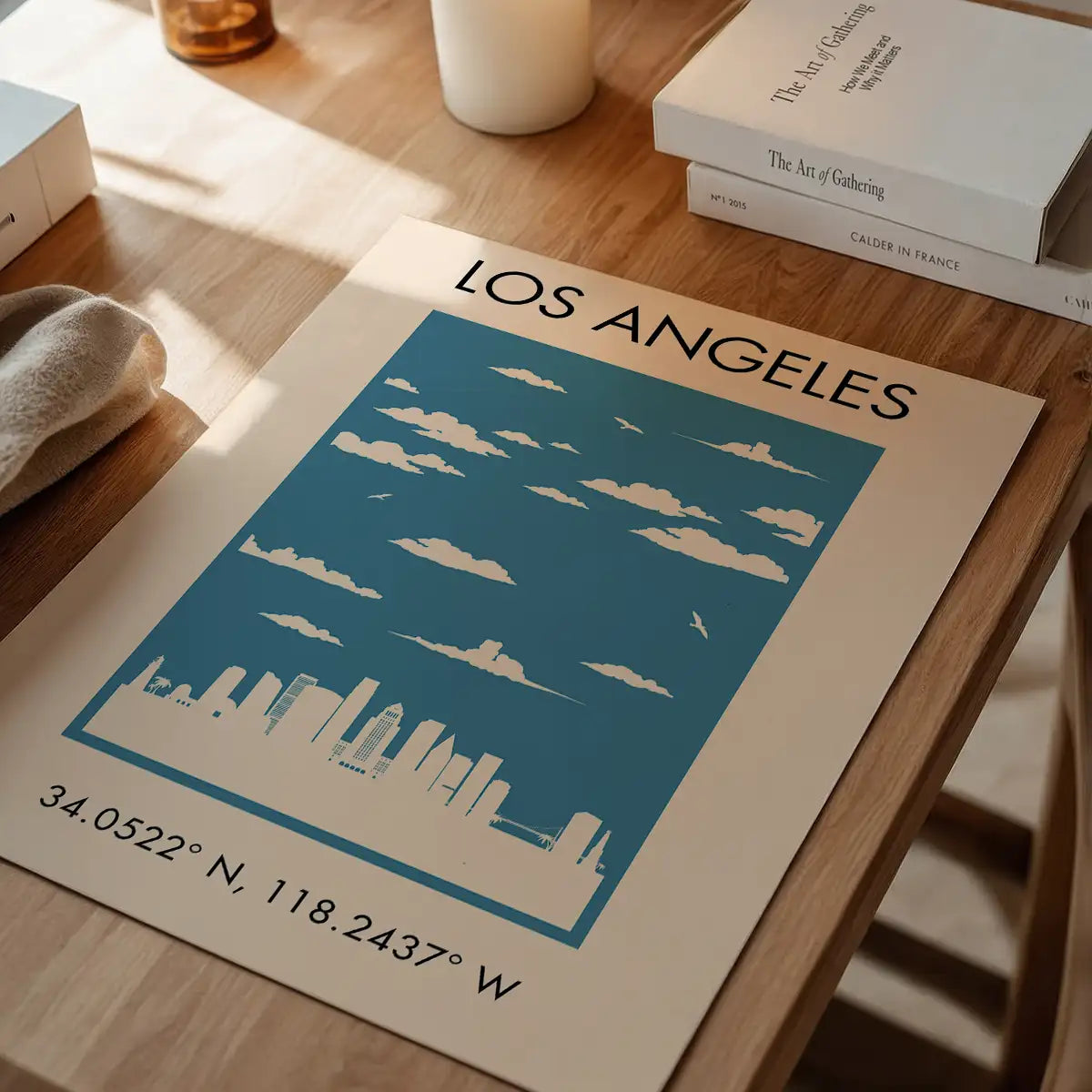 Los Angeles Tourist Style Print