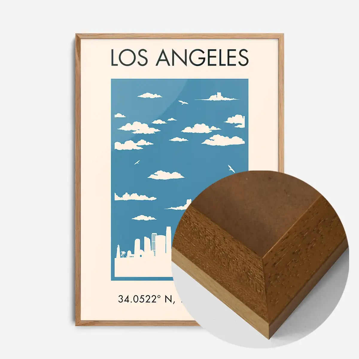 Los Angeles Tourist Style Print