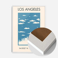 Los Angeles Tourist Style Print