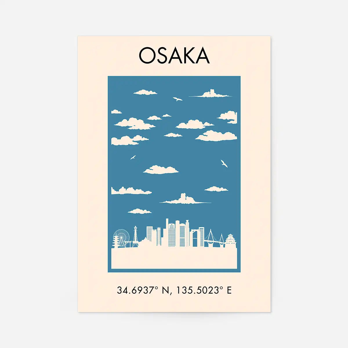 Osaka Tourist Style Print