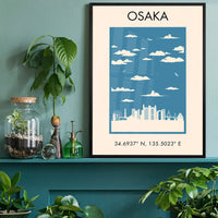 Osaka Tourist Style Print