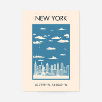 New York Tourist Style Print