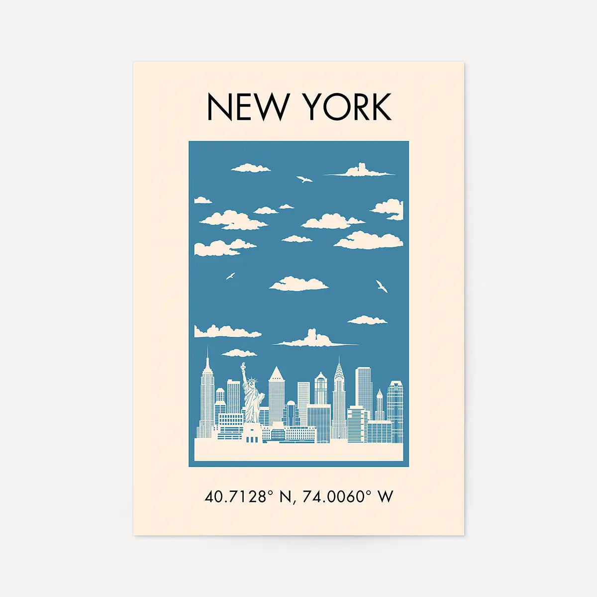 New York Tourist Style Print