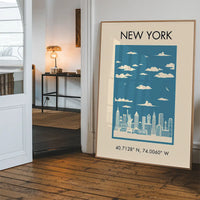 New York Tourist Style Print