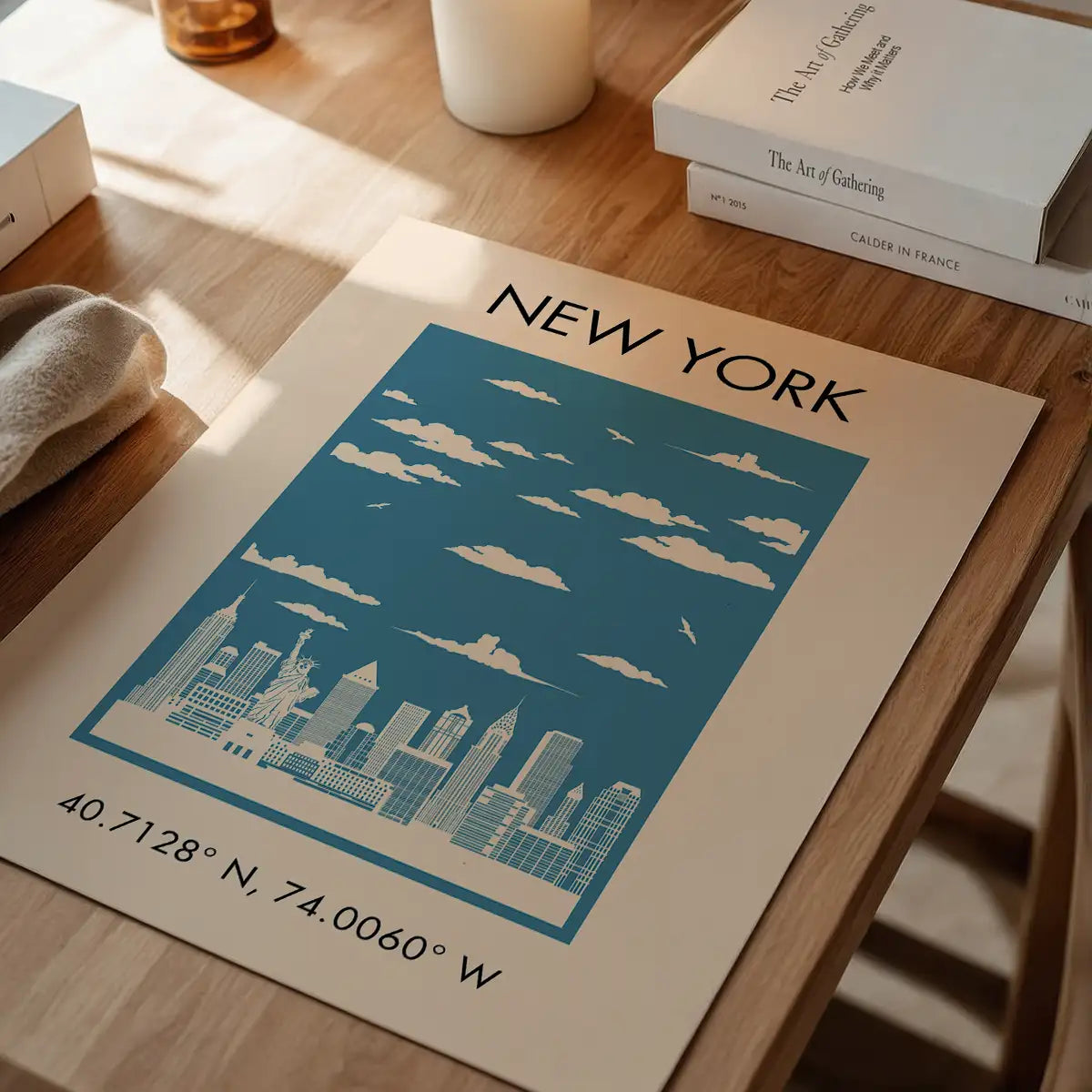 New York Tourist Style Print