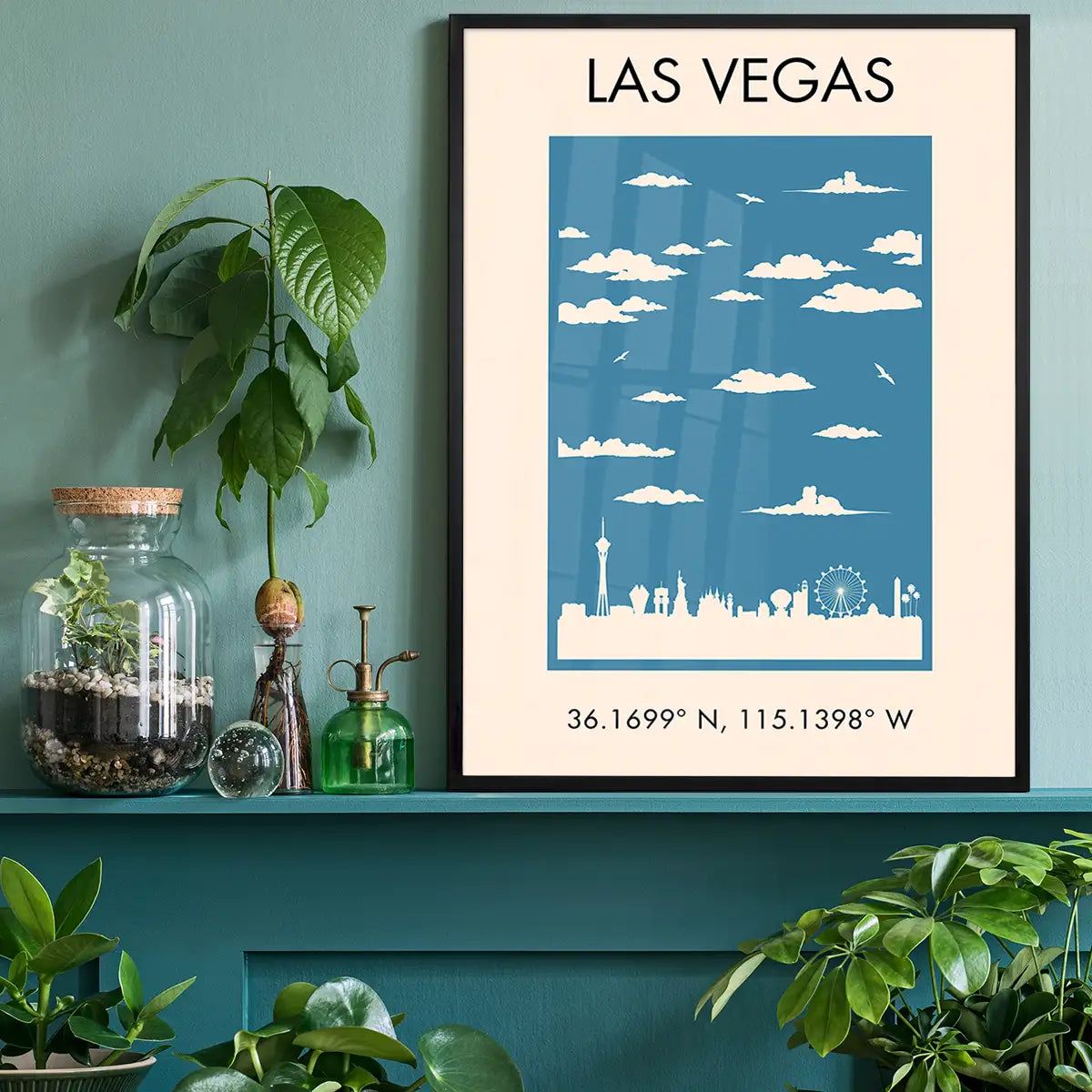 Las Vegas Tourist Style Print