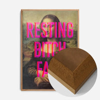 Resting Bitch Face Mona Lisa Print