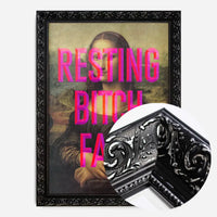 Resting Bitch Face Mona Lisa Print