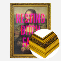 Resting Bitch Face Mona Lisa Print