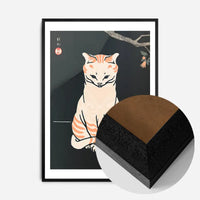 Japanese Cat Vintage Antique Style Print