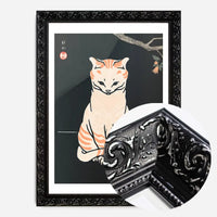 Japanese Cat Vintage Antique Style Print