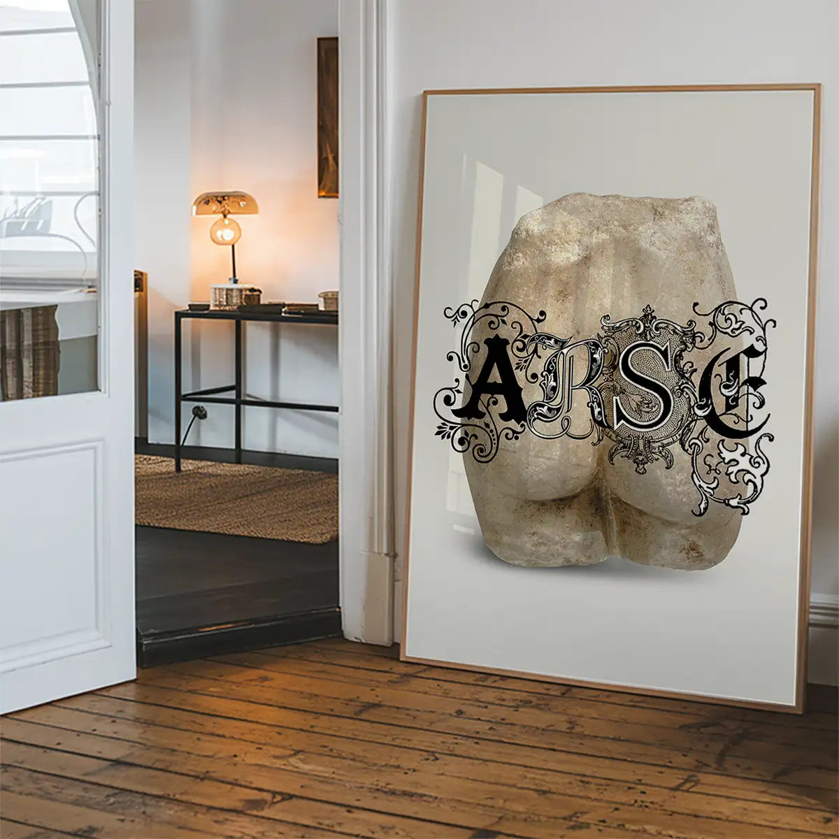Arse Sculpture Print