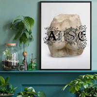 Arse Sculpture Print