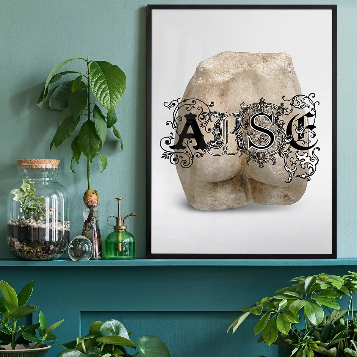 Arse Sculpture Print