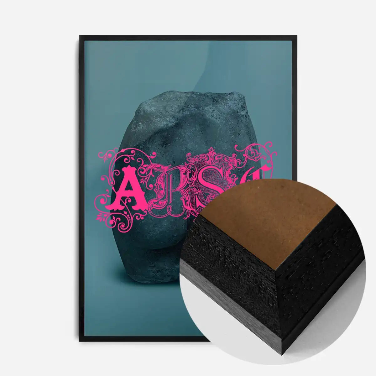 Arse Sculpture Pink Print