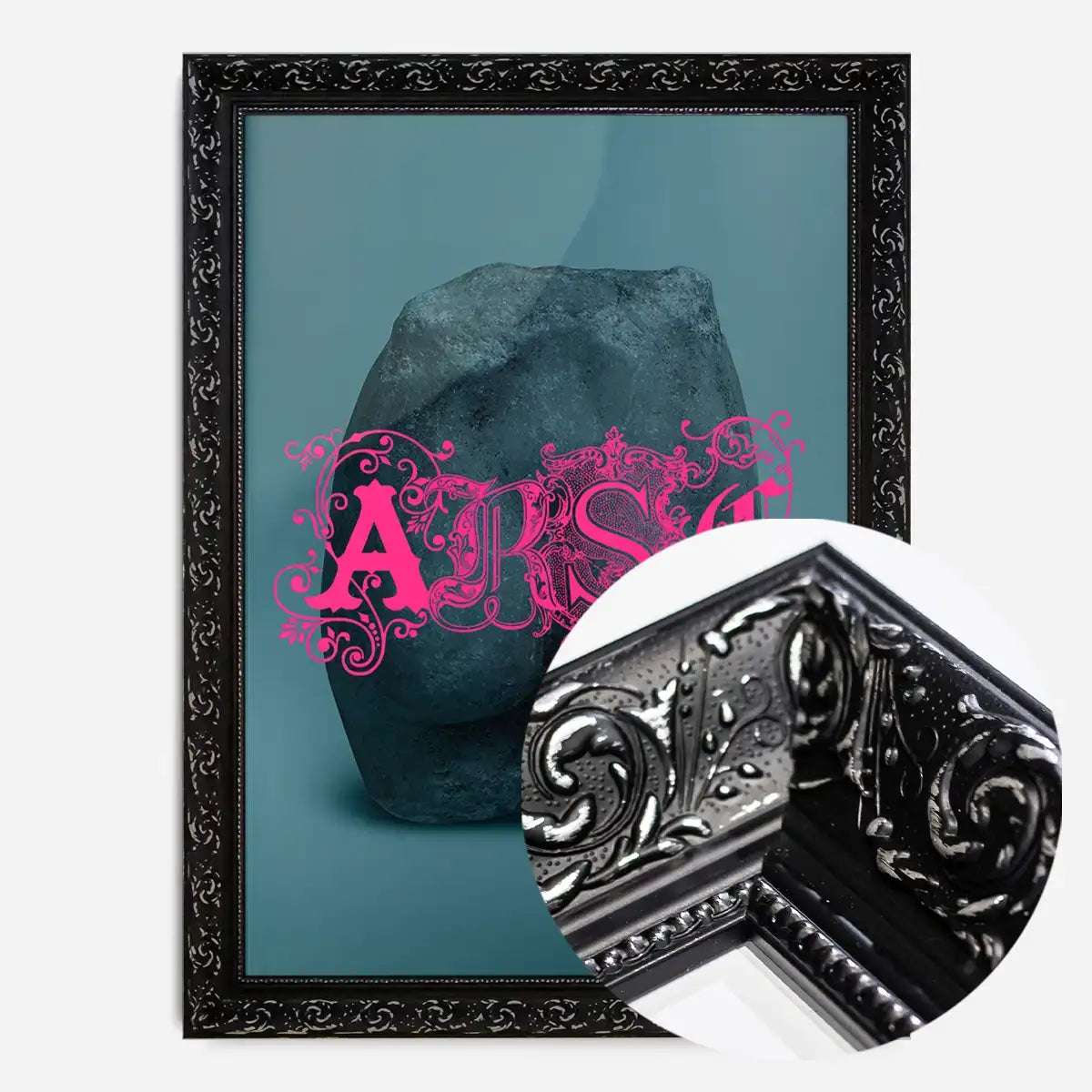 Arse Sculpture Pink Print