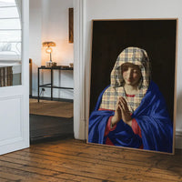 Virgin Mary Fashion Hood Print