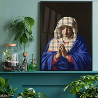 Virgin Mary Fashion Hood Print