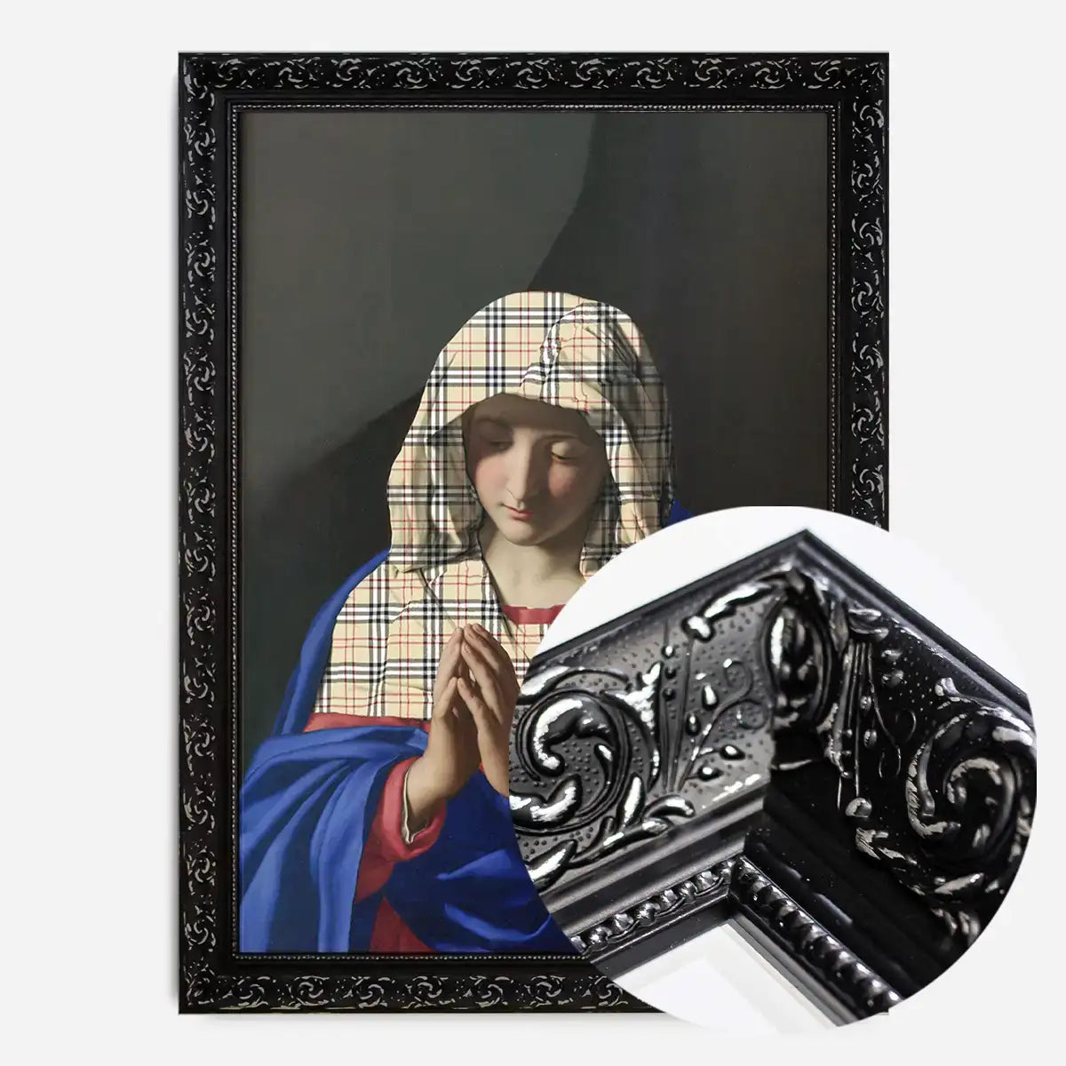 Virgin Mary Fashion Hood Print