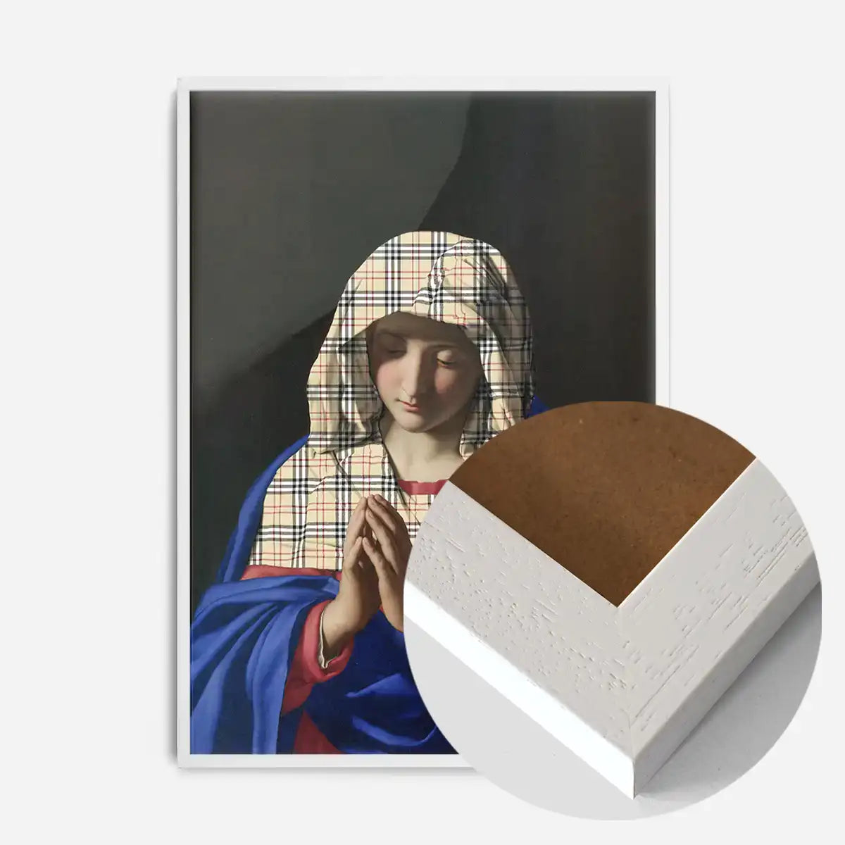 Virgin Mary Fashion Hood Print