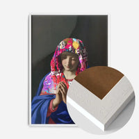 Virgin Mary Graffiti Hood Print