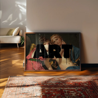 Altered ART Black Paint Print