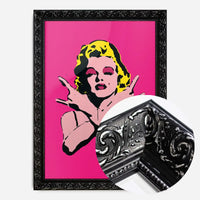 Marilyn Monroe Rock N Roll Stencil Art Graffiti Print
