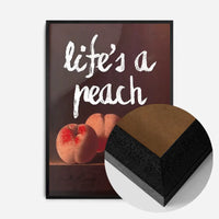 Life's A Peach Altered Art Print