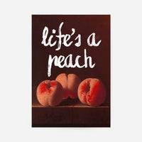 Life's A Peach Altered Art Print