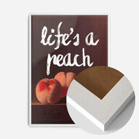 Life's A Peach Altered Art Print