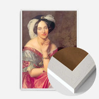 Ice Cream Lady Altered Art Print