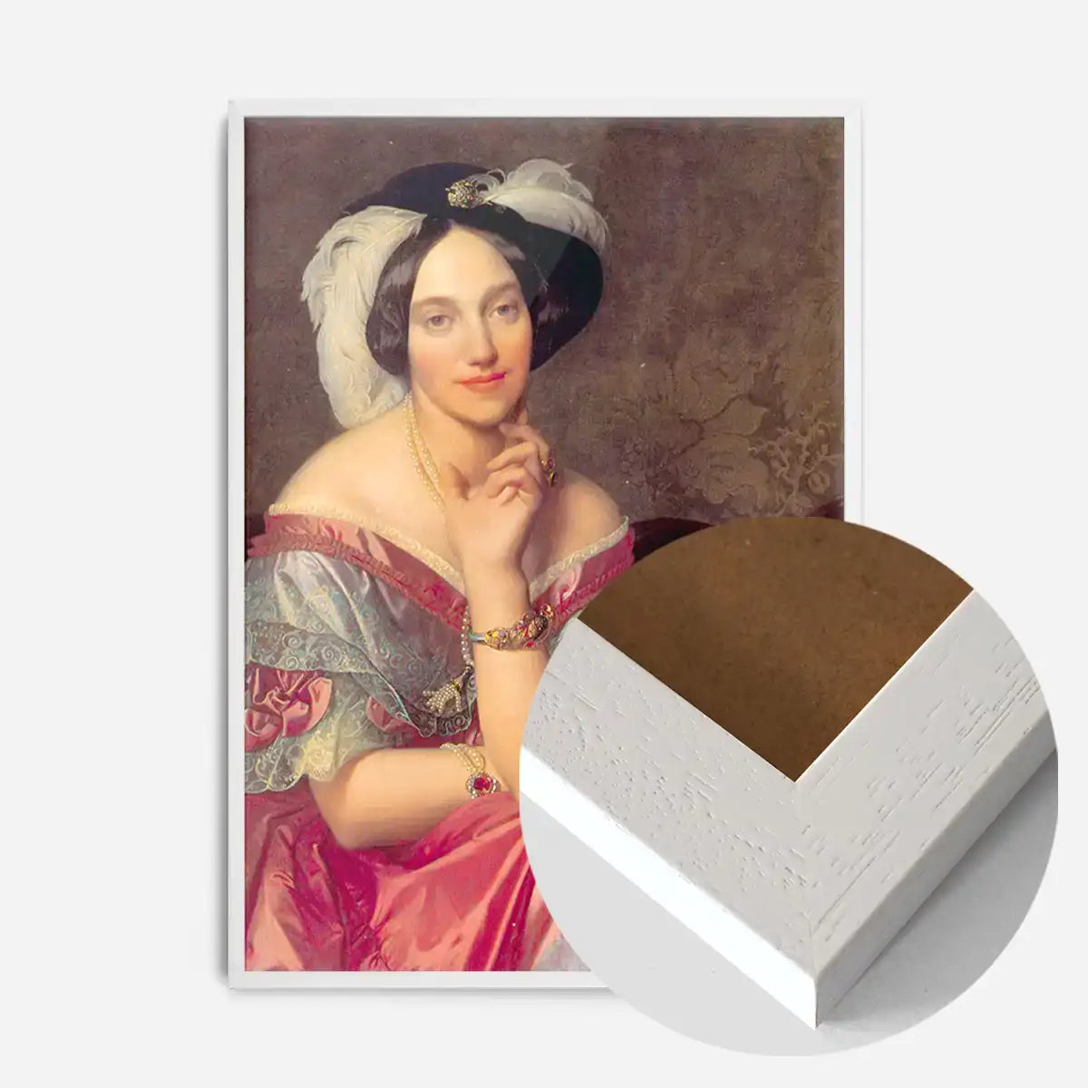 Ice Cream Lady Altered Art Print