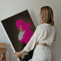Drippy Adriana Portrait Print