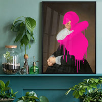Drippy Adriana Portrait Print