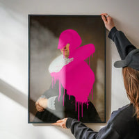 Drippy Adriana Portrait Print