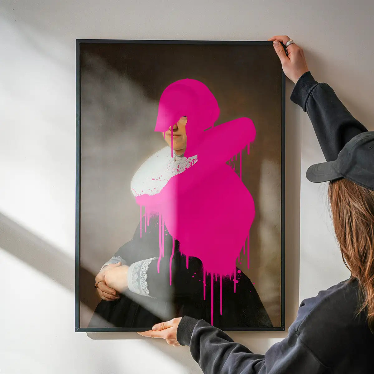 Drippy Adriana Portrait Print