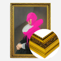 Drippy Adriana Portrait Print