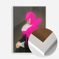 Drippy Adriana Portrait Print