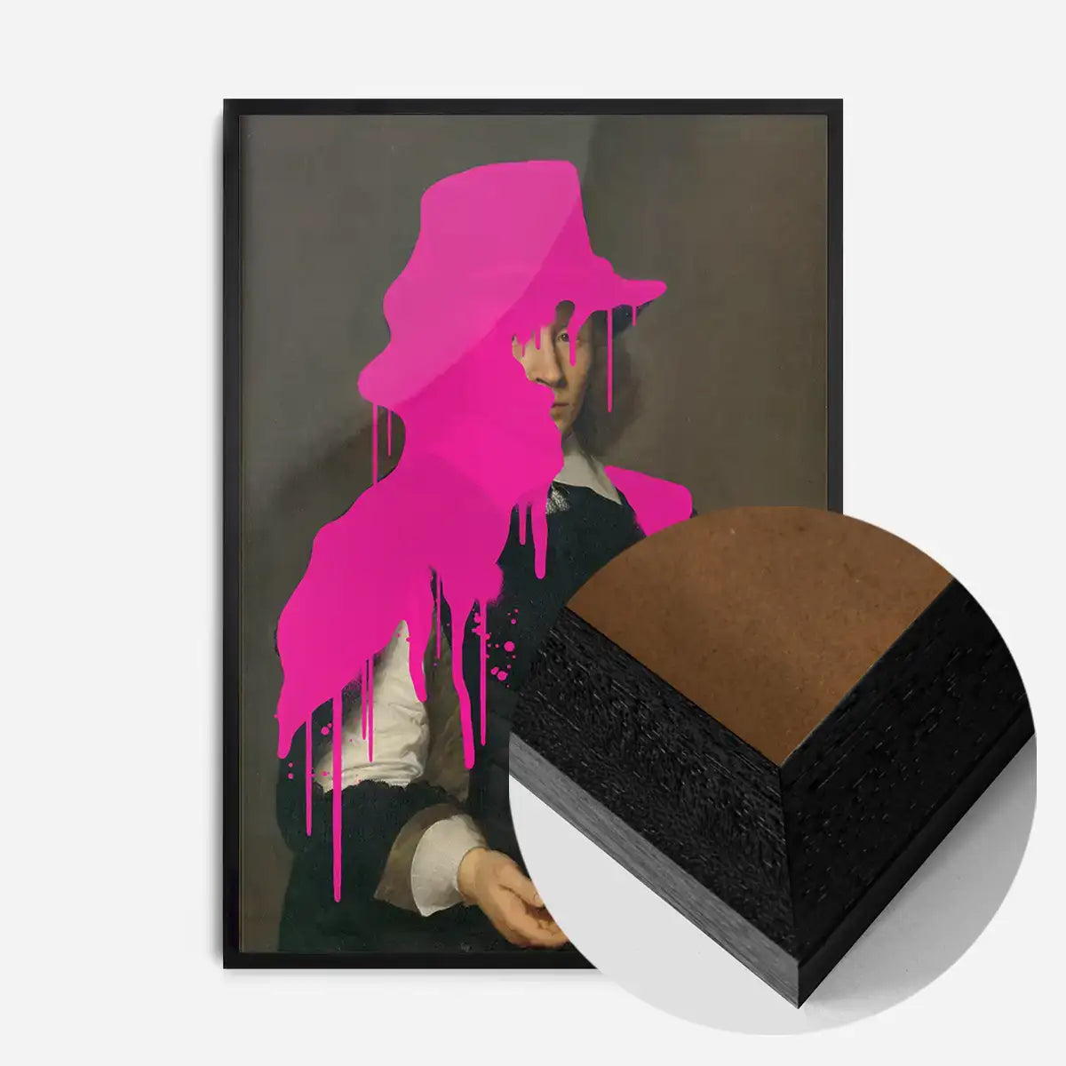 Drippy Dirck Portrait Print