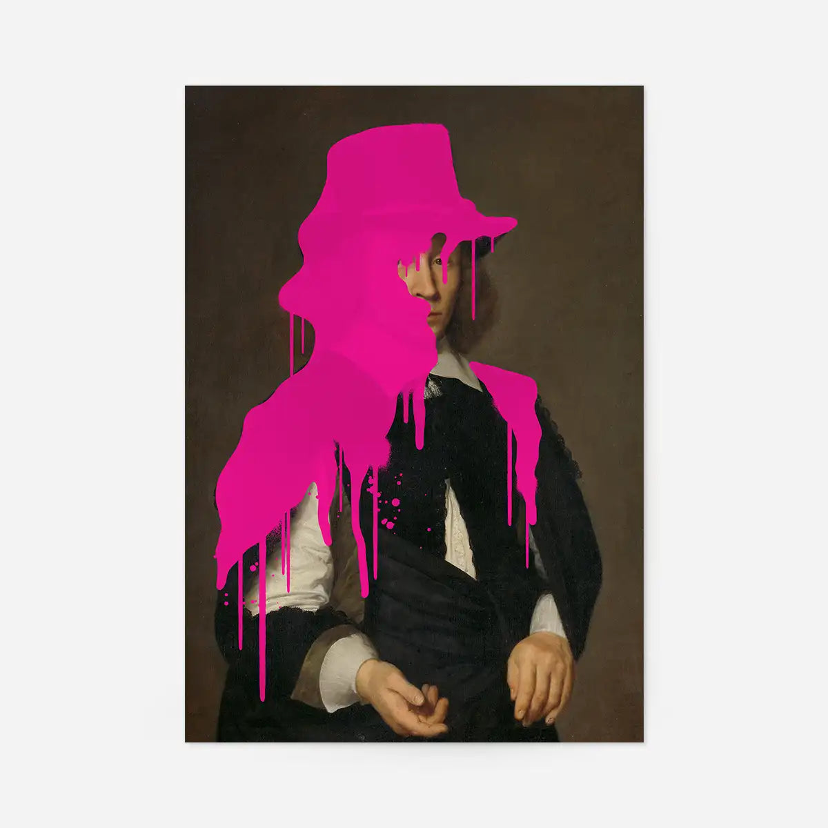 Drippy Dirck Portrait Print