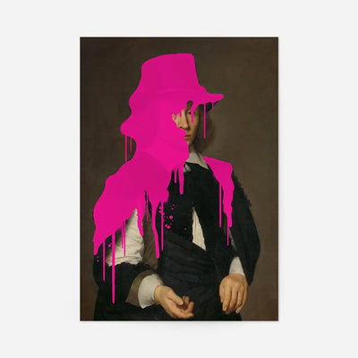 Drippy Dirck Portrait Print