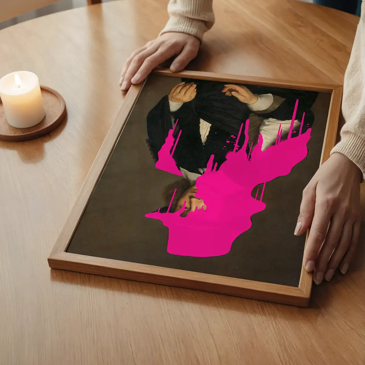 Drippy Dirck Portrait Print