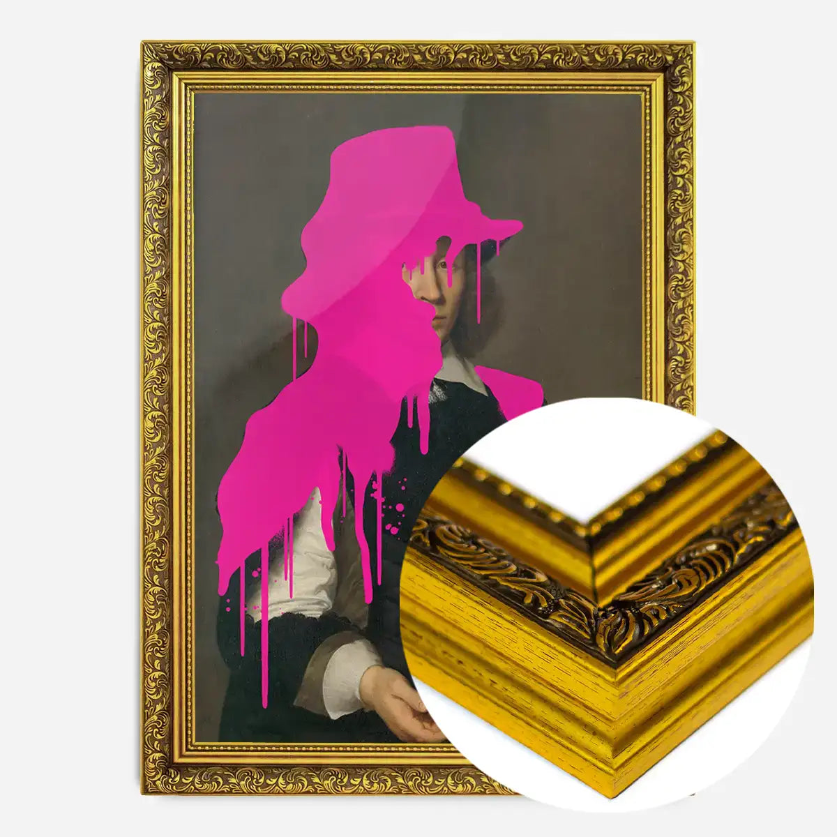 Drippy Dirck Portrait Print