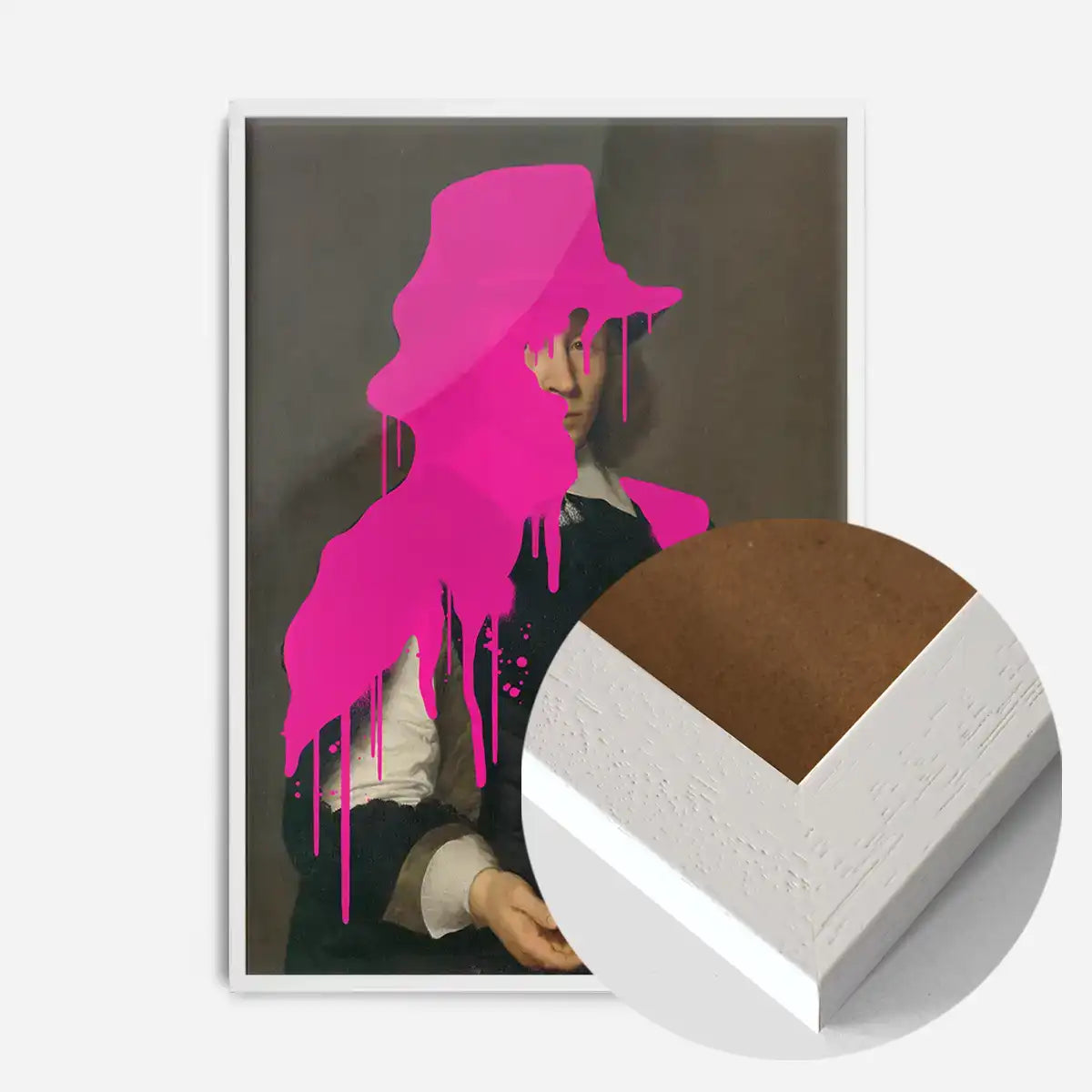 Drippy Dirck Portrait Print