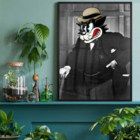 Winston The Cat Portrait Print